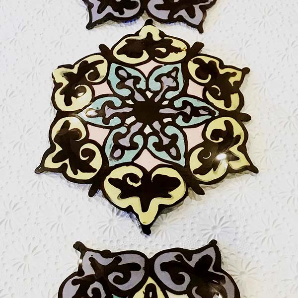 Hand Painted Chocolate Mandalas
