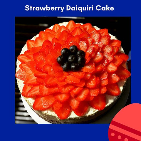 Strawberry Daiquiri Cake