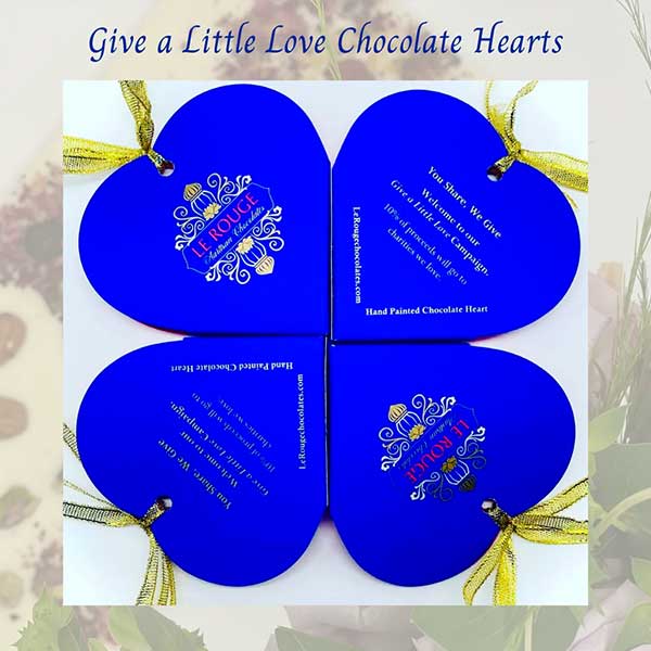 "Give A Little Love" Chocolate Heart