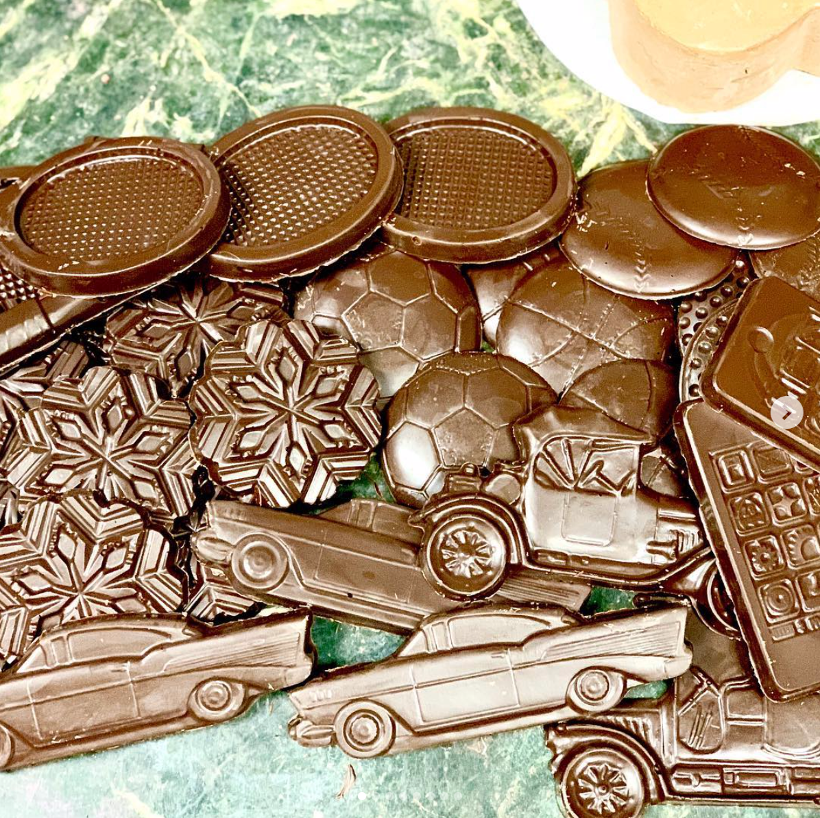 Hand Painted Chocolate Football